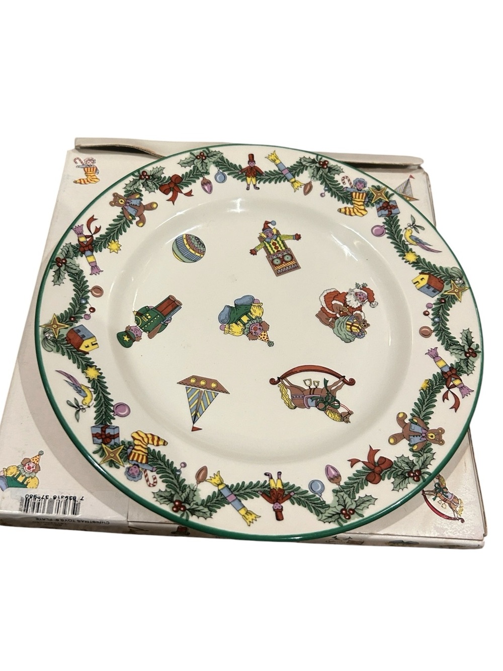 Vintage Spode Christmas Toys decorative holiday plate collectible cottagecore